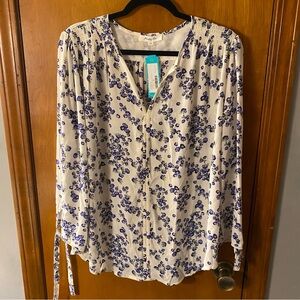 Monday Fun Floral Print Women's Top